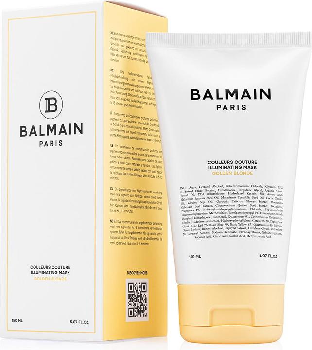Balmain Hair - Couleurs Couture Illuminating Mask - Golden Blonde - 150 ml (150 ml)