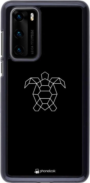 Produktbild PhoneLook Hülle Turtles lines on black (Huawei P40)