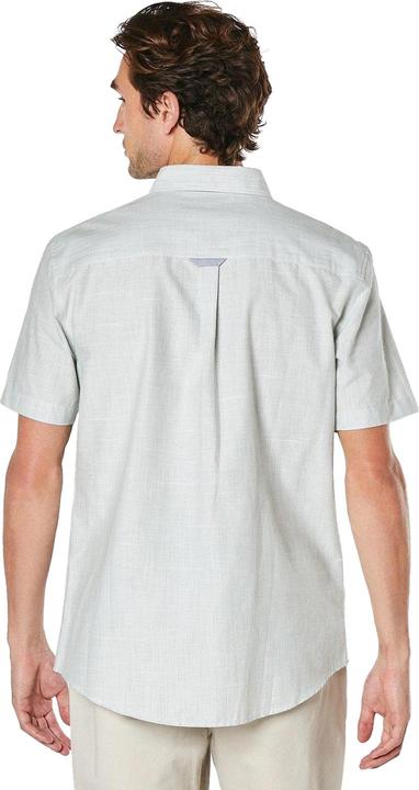 Actual product image Universal Textiles Mens Slub Poplin Short-Sleeved Shirt (L)