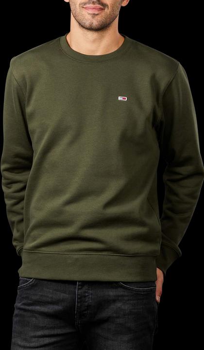 Immagine prodotto Tommy Hilfiger Tommy Jeans Pullover in pile a girocollo oliva scuro (XXL)