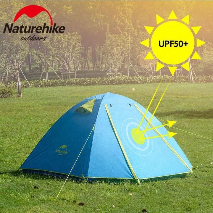 Immagine prodotto Naturehike Namiot Serie P 3 UV NH18Z033-P-Verde bosco (2.30 kg, 3 persone)