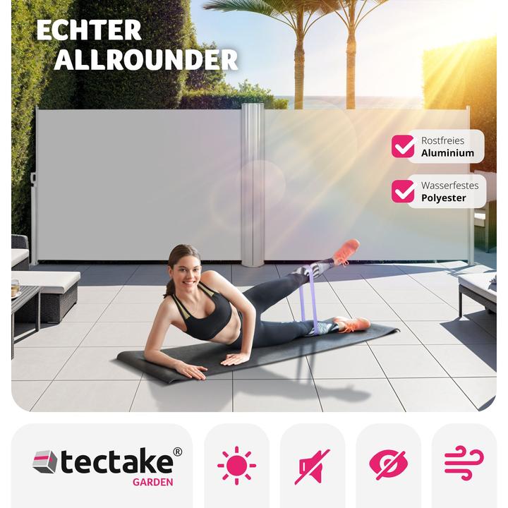 Immagine prodotto tectake Tenda laterale doppia (6 m)