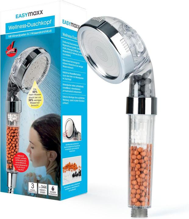 Immagine prodotto Easymaxx Doccia a mano Spa 3 in 1 (3 Tipi di raggi)