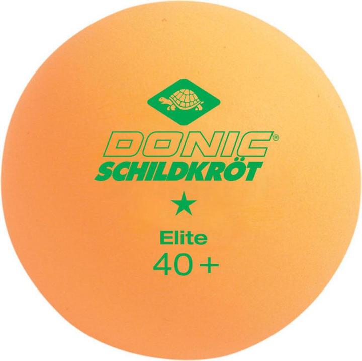 Produktbild Donic Schildkröt Tischtennisbälle 6 Stk. Elite Poly 40+ (6 Stk.)