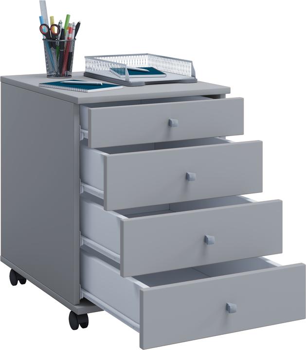 Produktbild VCM Holz Büroschrank Rollcontainer Lona mit Schublade (42 x 50 x 57 cm)