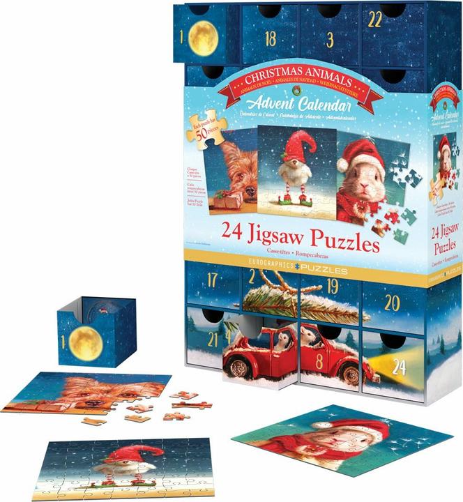 Produktbild Eurographics Puzzle - Weihnachtstiere