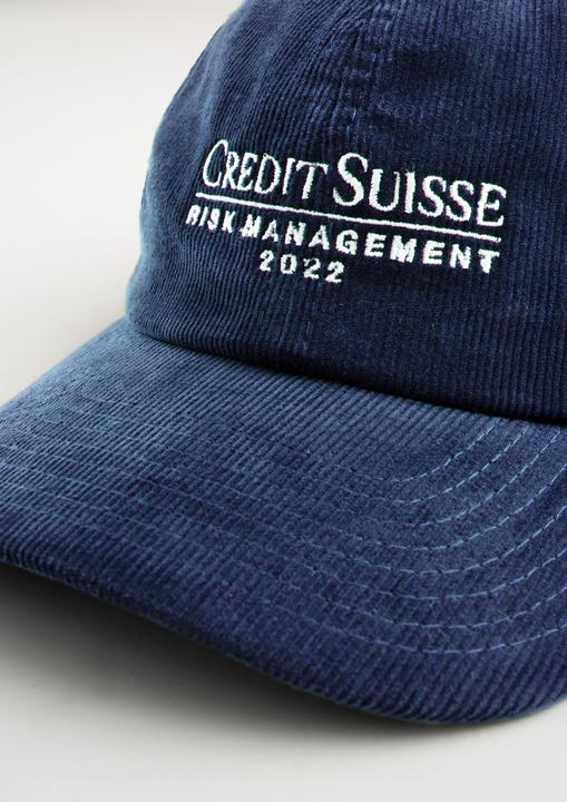 Produktbild Plakativ «Credit Suisse Risk Management» Corduroy Cap Navy