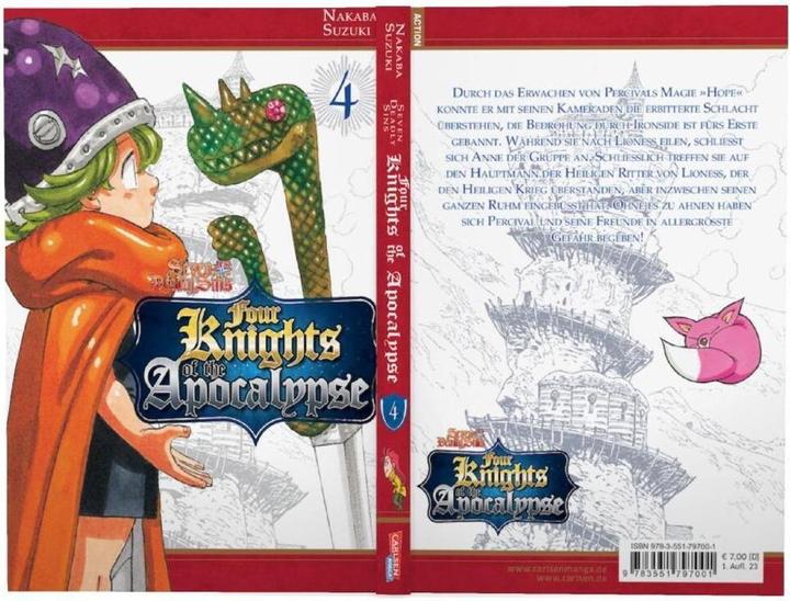 Produktbild Seven Deadly Sins: Four Knights of the Apocalypse 4 (Deutsch, Suzuki Nakaba, Lasse Christian Christiansen, 2023)