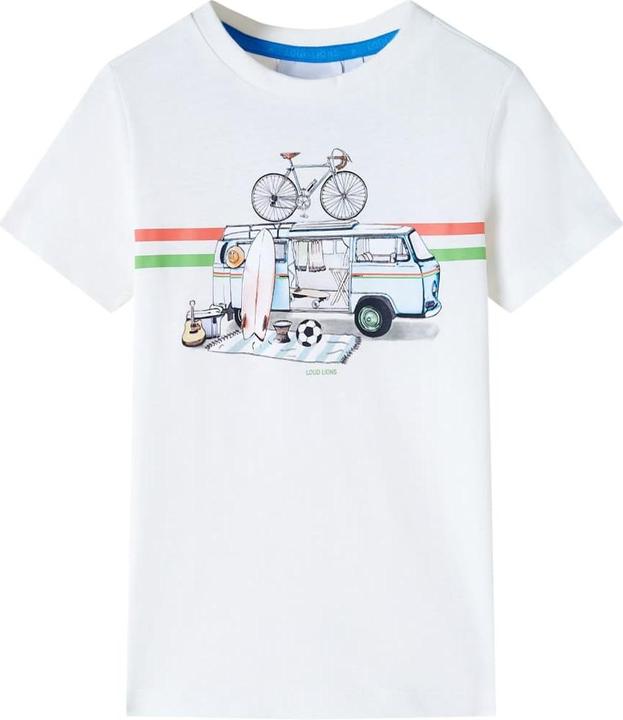 Produktbild VidaXL Kinder-T-Shirt Ecru 104,Material: 100 % Baumwolle,Farbe (104)