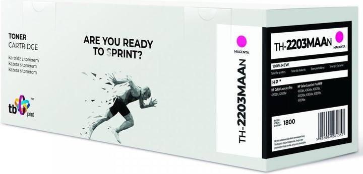 Image du produit Toner pour HP Color LaserJet Pro 4202 W2203A TH-2203MAAN 100 new magenta