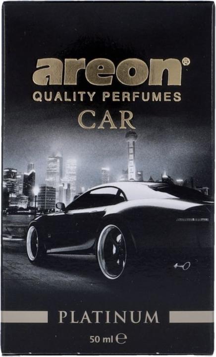 Actual product image Areon Car Perfume Platinum 50 ml glass bottle