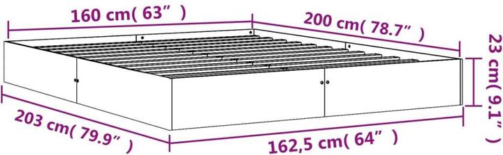 Produktbild VidaXL Siouxie (160 x 200 cm)