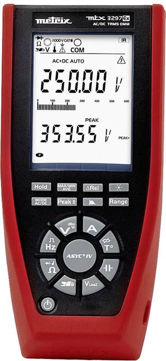 Actual product image Metrix MTX 3297Ex Hand-held multimeter digital Ex-protected CAT III 1000 V, CAT IV 6 (CAT IV 600V, CAT III 1000V)