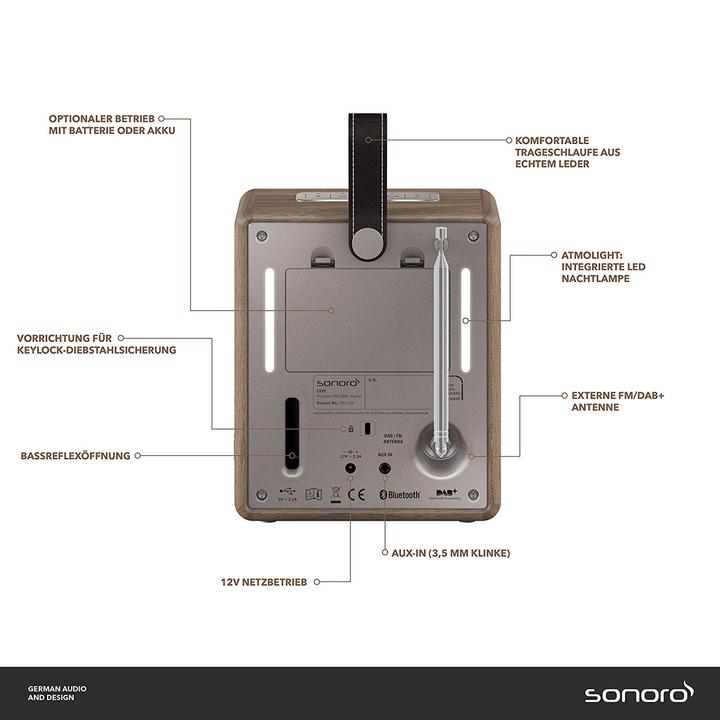Produktbild Sonoro Easy (DAB+, FM, DAB, Bluetooth)