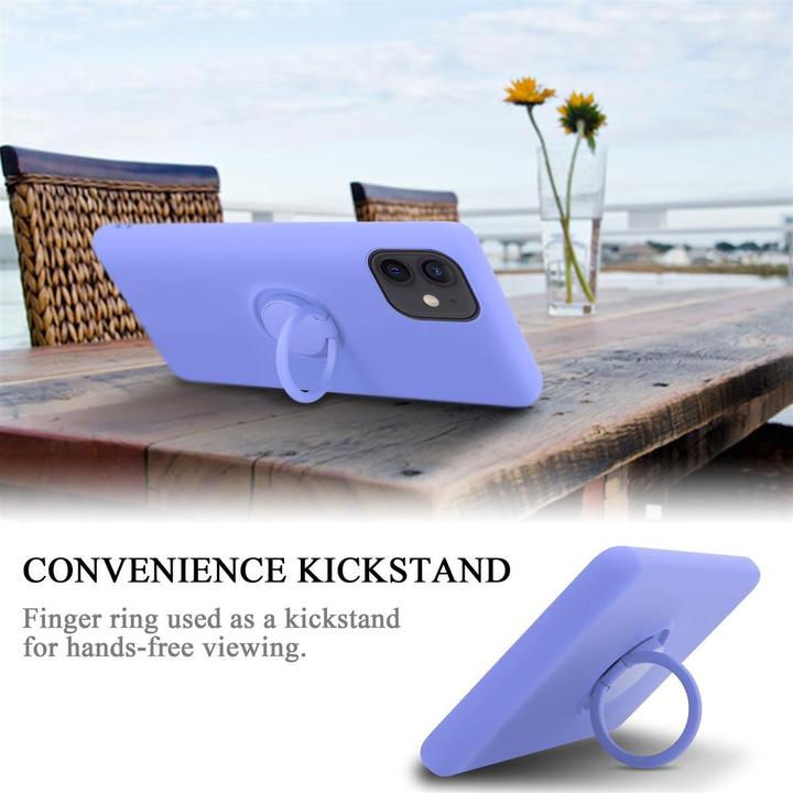 Produktbild Cadorabo TPU Liquid Ring Silicone Case Hülle (Apple iPhone 12 mini)