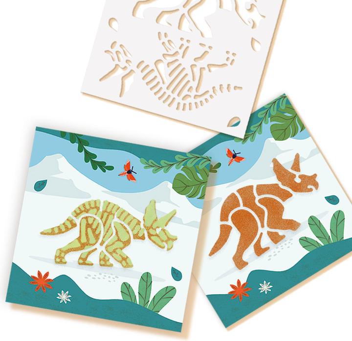 Actual product image Ses Creative Blow Airbrush Pens - Dinosaur with Magic Colour Change