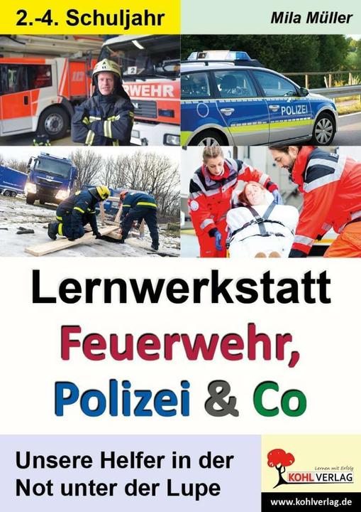 Immagine prodotto Lernwerkstatt Feuerwehr, Polizei & Co (Tedesco, Mila Müller, 2020)