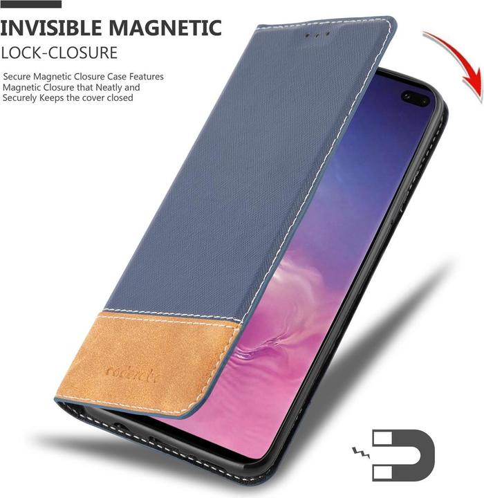 Image du produit Cadorabo Étui X-Wallet en simili cuir (Samsung Galaxy S10+)