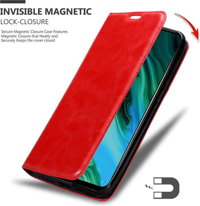 Actual product image Cadorabo Book Invisible Magnet Cover (Honor 20e)