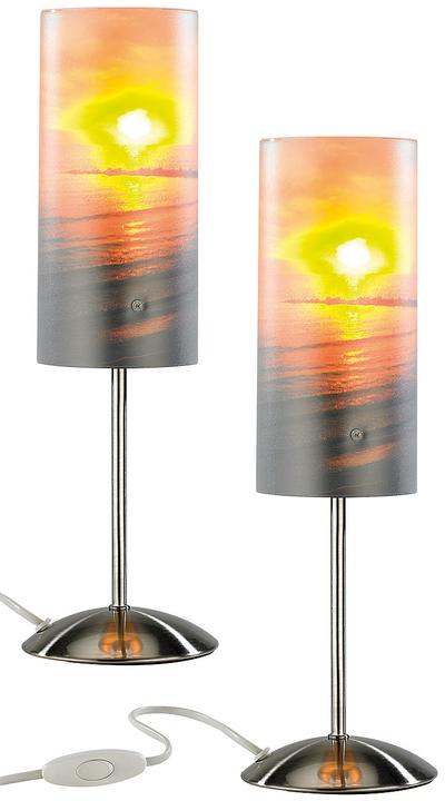 Actual product image Your Design Custom table lamp printable with your favorite photo, set of 2 (E27)