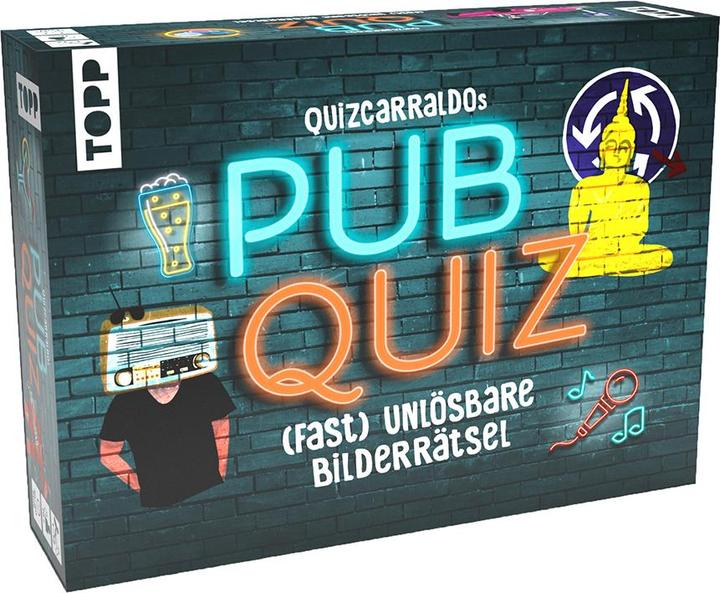 Actual product image Quizcarraldo's Pub Quiz. (Almost) unsolvable picture puzzles (German)