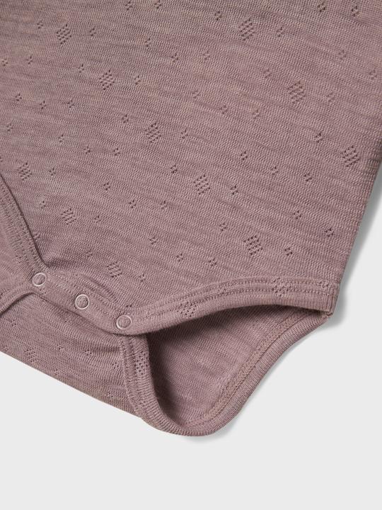 Actual product image Name it Nmfwang Wool Needle Ls Body Solid Noos (104)