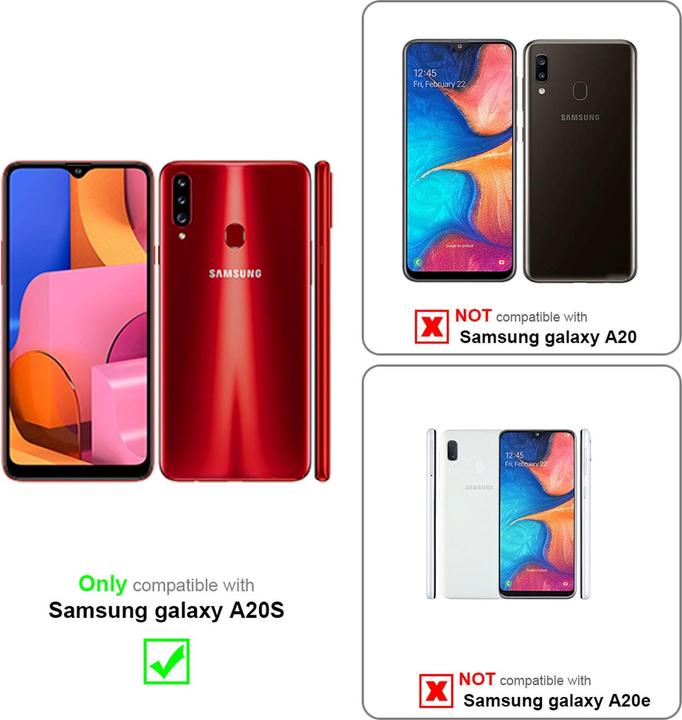Produktbild Cadorabo Flip wie Invis Cover (Samsung Galaxy A20s)