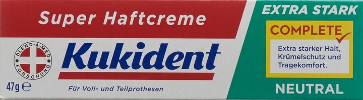 Produktbild Kukident Super Haftcreme Complete extra stark neutral