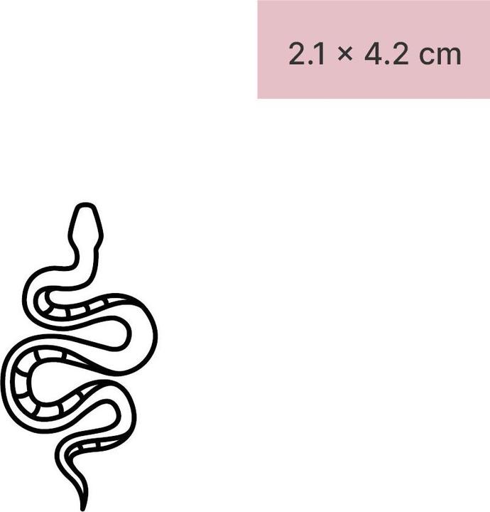 Immagine prodotto minink Tatuaggio temporaneo - Serpente