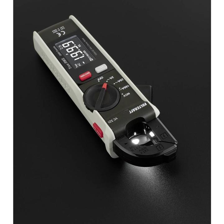Image du produit Voltcraft VC-321 Pince ampèremétrique CAT II 600 V, CAT III 300V Affichage (Counts) : 2000 (CAT II 600V, CAT III 300V)