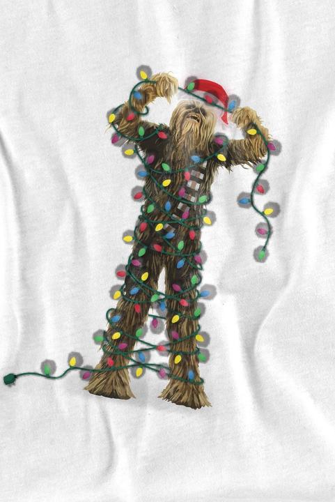 Immagine prodotto Star Wars Maglietta Natale Chewbacca Luci da Favola Uomo (M)