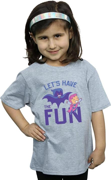 Immagine prodotto Teen Titans Go Let's Have The Fun Maglietta Ragazze (152, 158)