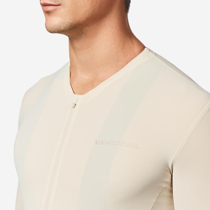 Actual product image Van rysel Radtrikot kurzarm Sommer Rennrad EDR Ultra beige (S)