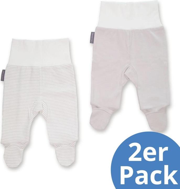 Image du produit La Loona LaLoona culotte bébé paquet de 2 - Stripes - Light Taupe - (62)