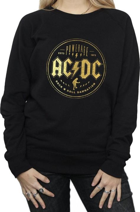 Actual product image AC/DC Womens/Ladies Rock N Roll Damnation Sweatshirt (L)
