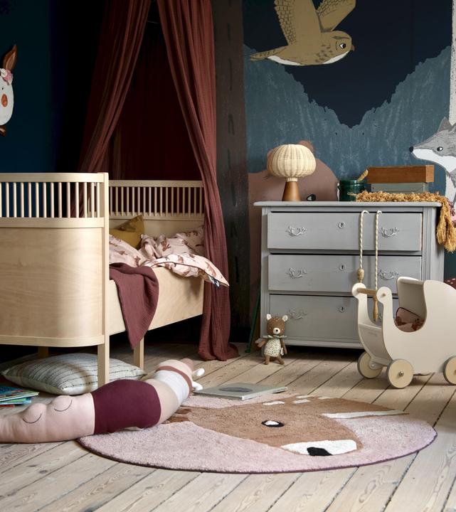 Actual product image Sebra Bed canopy burgundy