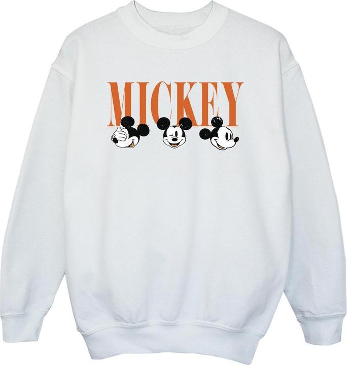 Disney Mickey Mouse Faces Sweatshirt Mädchen