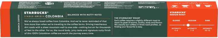 Actual product image Starbucks Coffee capsules Colombia Medium Roast 12 x 10 pieces (10 x Port.)