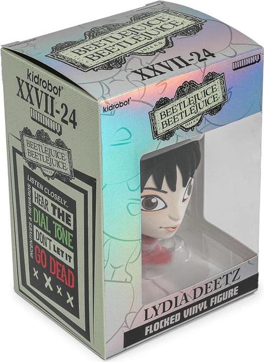 Image du produit Kidrobot Beetlejuice Beetlejuice Bhunny Flocked Figurine en vinyle Lydia Wedding 10 cm