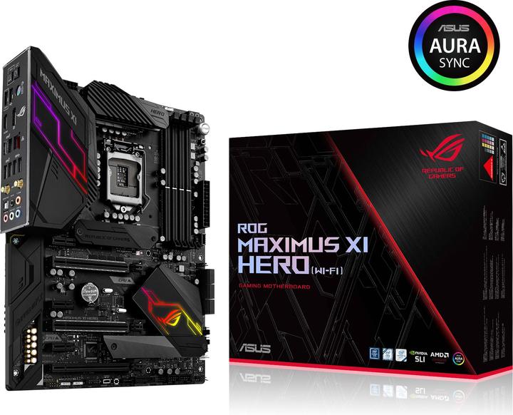 Actual product image ASUS ROG Maximus XI Hero WiFi (LGA 1151, Intel Z390, ATX)