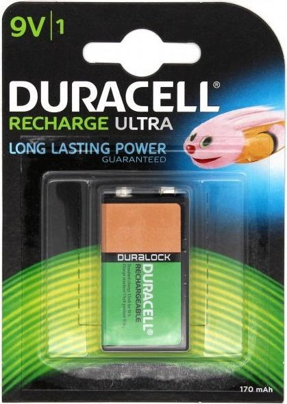 Produktbild Duracell Recharge Ultra (1 Stk., 9V Block, 170 mAh)