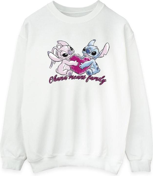 Immagine prodotto Disney Lilo And Stitch Ohana Heart With Angel Felpa Uomo (L)