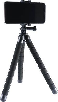 Actual product image Vivanco Flexible tripod for smartphones and action cams, black