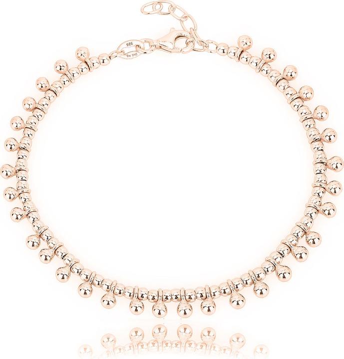 Actual product image Leyda Arm Chain Ball Pendant (19 cm, Silver 925, gold-plated 750 / 18 K gold)
