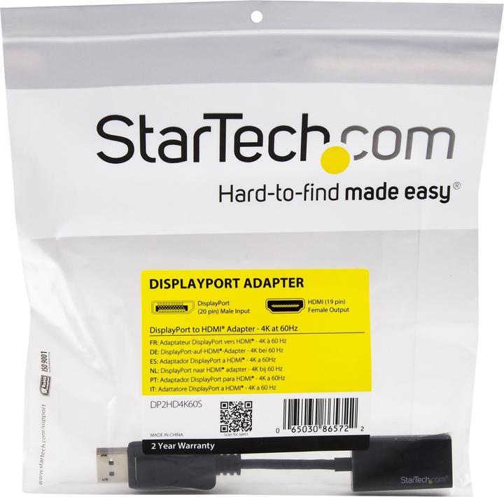 Produktbild StarTech DisplayPort auf (HDMI, 21.50 cm)