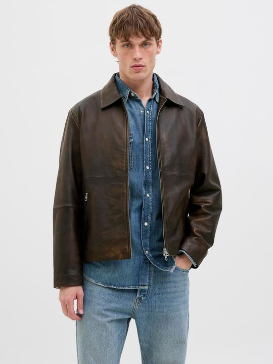 Produktbild Jack & Jones Lederjacke Lederjacke (L)