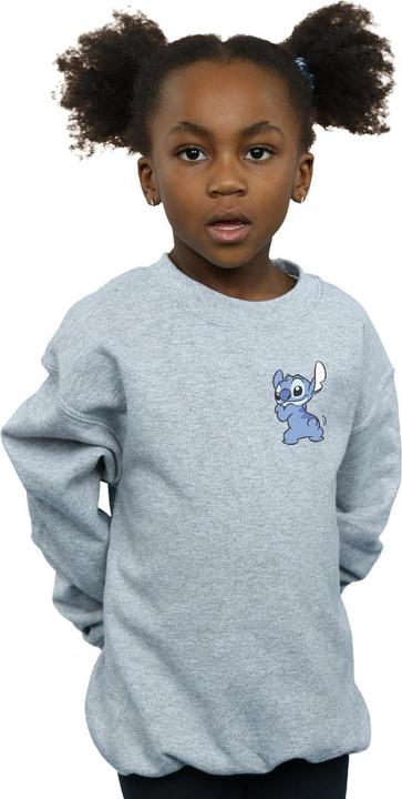 Immagine prodotto Disney Lilo And Stitch Stitch Backside Breast Print Felpa Ragazze (140, 146)