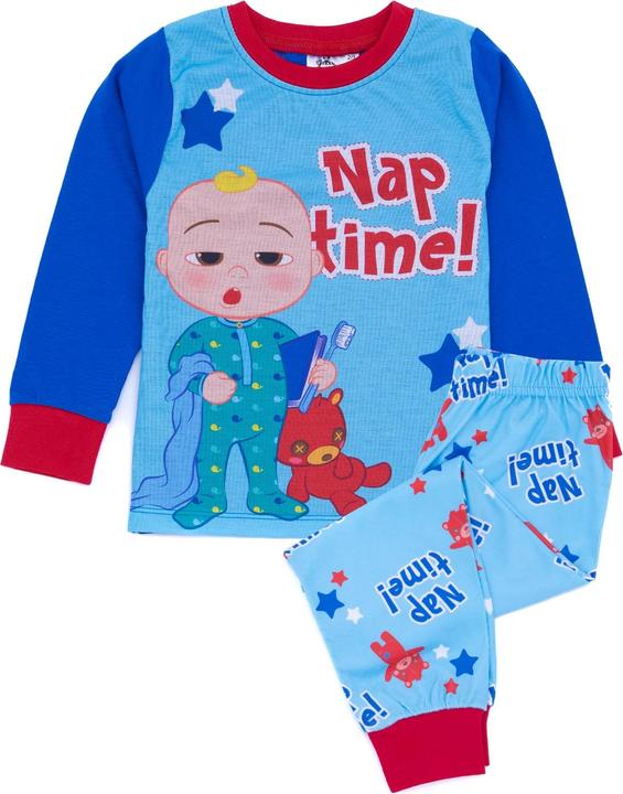 Actual product image Cocomelon Boys Nap Time Long-Sleeved Pyjama Set (104)