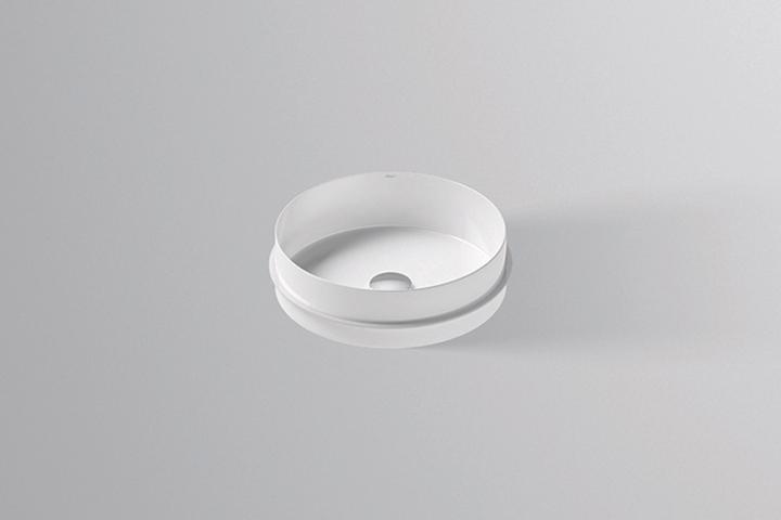 Image du produit Alape Vasque à encastrer EB.KE400, ronde Ø 40,0cm, 2025503000, blanche (400 mm, 475 mm)