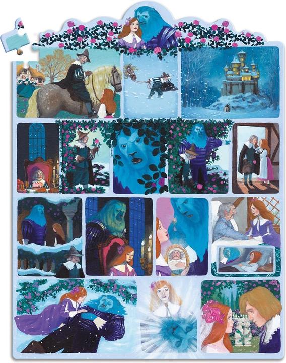 Immagine prodotto Djeco Puzzle storia La Bella e la Bestia 100 pezzi (100 pezzi)